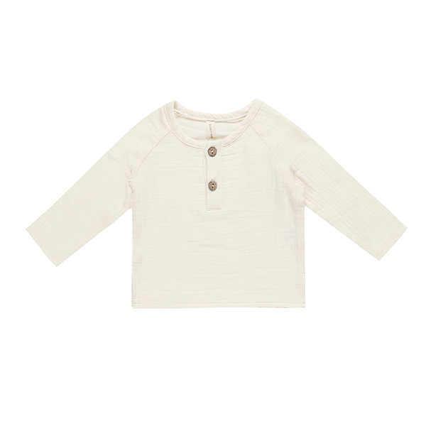 Quincy Mae Zion Shirt - Ivory