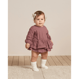 Quincy Mae Rosie Romper - Plum