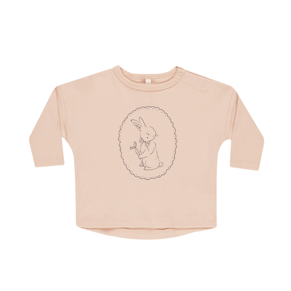 Quincy Mae Long Sleeve Tee - Bunny