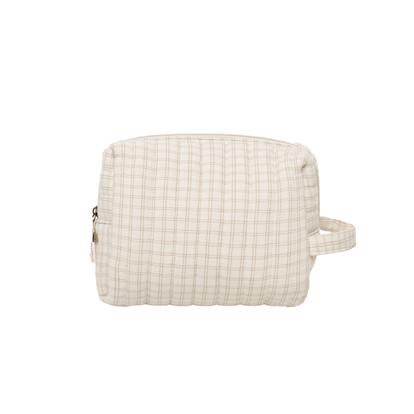 Quincy Mae Toiletry Bag - Oat Check