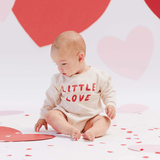 Quincy Mae Crew Neck Bubble Romper - Little Love