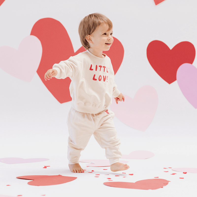 Quincy Mae Relaxed Fleece Sweatshirt - Little Love