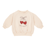 Quincy Mae Relaxed Fleece Sweatshirt - Mon Amour