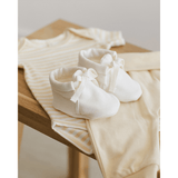 Quincy Mae Baby Booties - Ivory