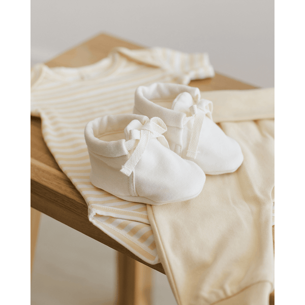 Quincy Mae Baby Booties - Ivory