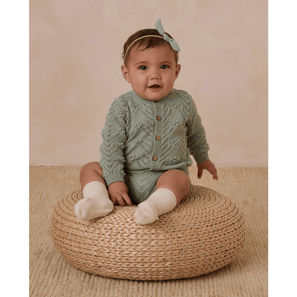 Quincy Mae Knit Cardigan - Sage