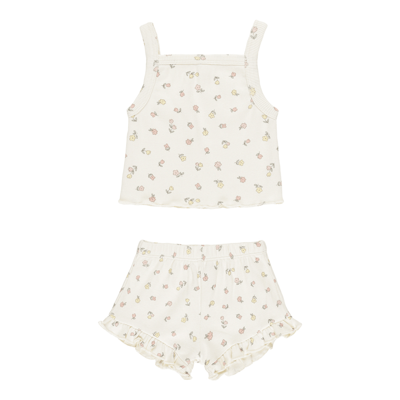 Quincy Mae Evie Tank + Shortie Set - Fleur