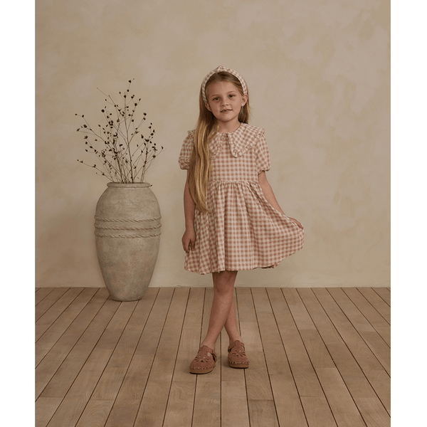 Rylee + Cru Camille Dress - Pink Gingham