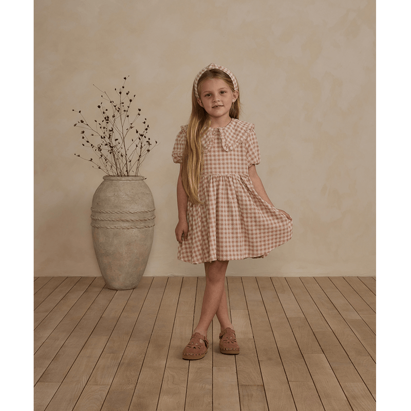 Rylee + Cru Camille Dress - Pink Gingham