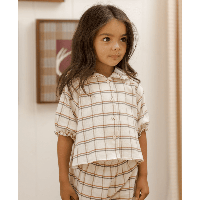 Rylee + Cru Ruffle Pajamas - Holiday Plaid