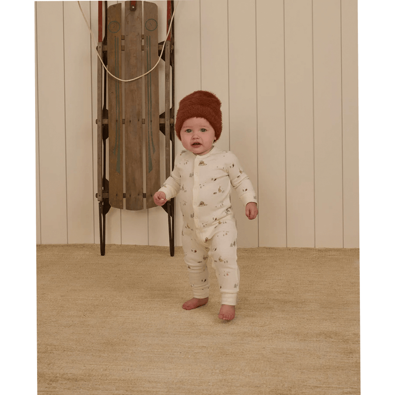 Rylee + Cru Organic Long John Pajamas - Presents