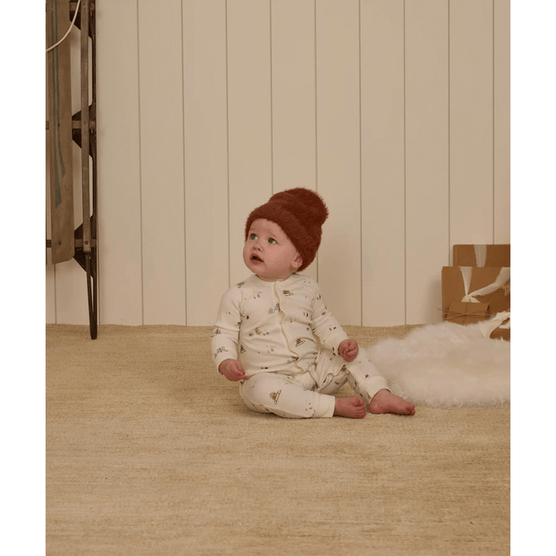 Rylee + Cru Organic Long John Pajamas - Presents