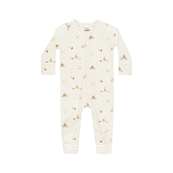 Rylee + Cru Organic Long John Pajamas - Presents