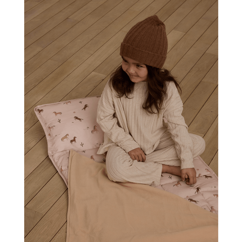 Rylee + Cru Cozy Rib Knit Set - Shell