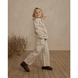 Rylee + Cru Straight Leg Pant - Blue Daisy