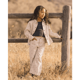 Rylee + Cru Straight Leg Pant - Blue Daisy