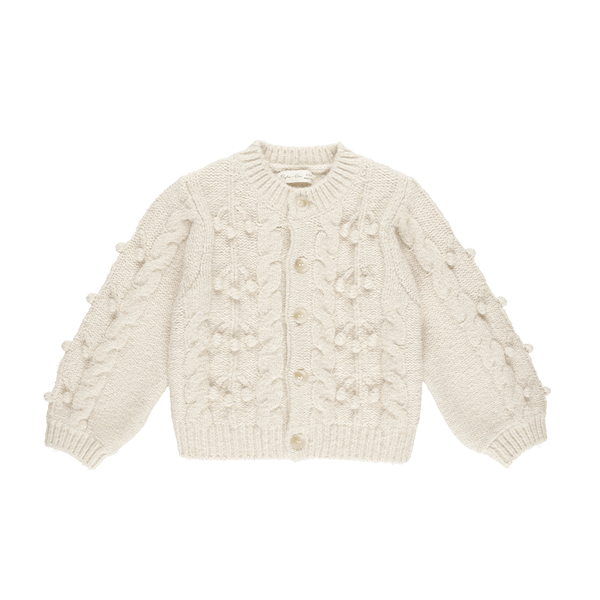 Rylee + Cru Bobble Cardigan - Natural