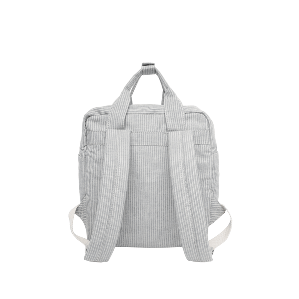 Rylee + Cru Mini Backpack - Blue Micro Stripe