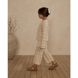 Rylee + Cru Crochet Knit Pant - Natural