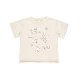 Rylee + Cru Raw Edge Tee - Wild West