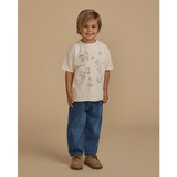 Rylee + Cru Raw Edge Tee - Wild West