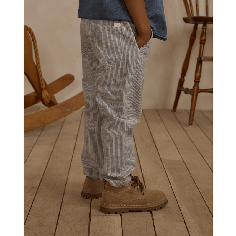 Rylee + Cru Ryder Pant - Blue Micro Stripe