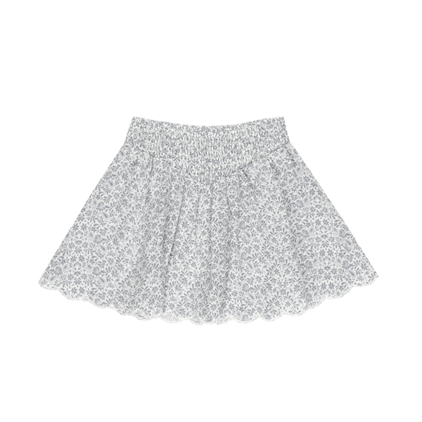 Rylee + Cru Smocked V Mini Skirt - Ditsy