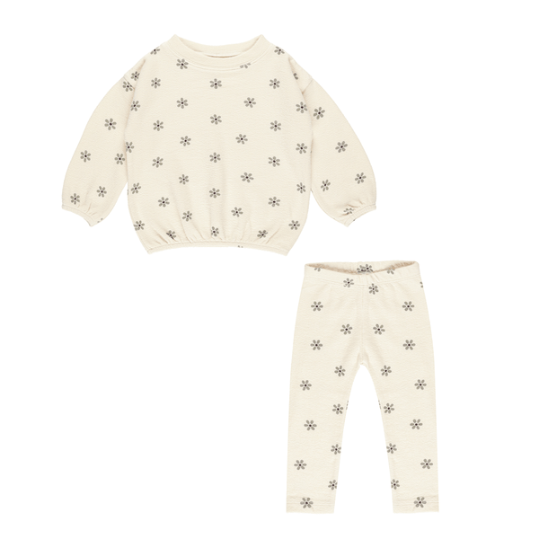 Rylee + Cru Spongey Knit Set - Daisy