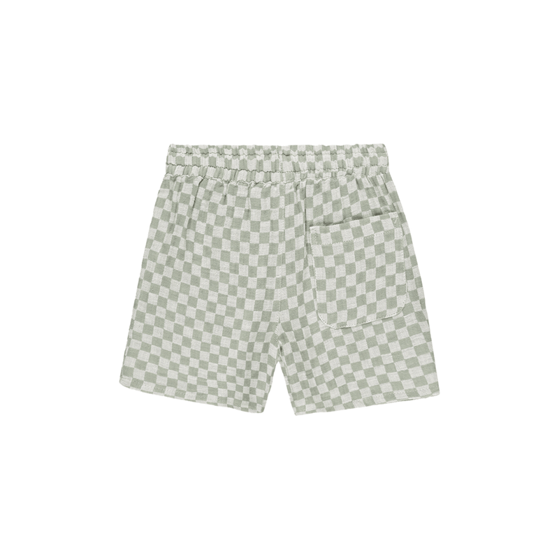 Rylee + Cru Bermuda Short - Sage Check