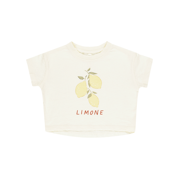 Rylee + Cru Boxy Tee - Limone