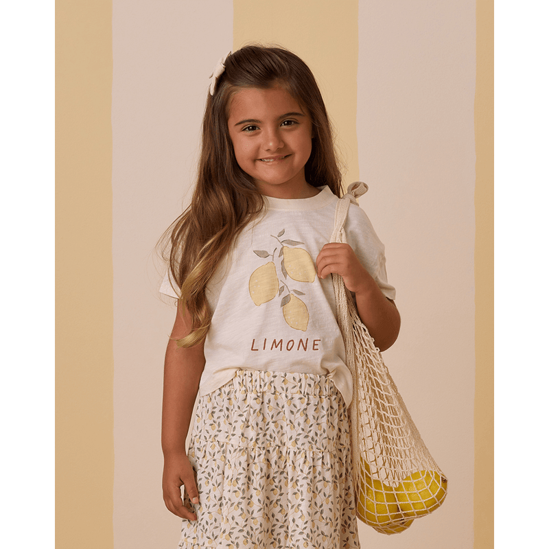 Rylee + Cru Boxy Tee - Limone