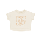 Rylee + Cru Boxy Tee - Seashell