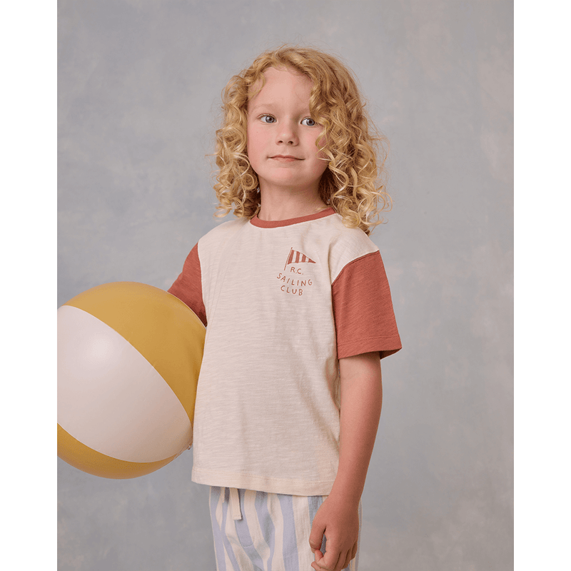 Rylee + Cru Contrast Short Sleeve Tee - Sailing Club