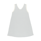 Rylee + Cru Crochet Tank Mini Dress - Blue Stripe