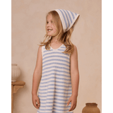 Rylee + Cru Crochet Tank Mini Dress - Blue Stripe