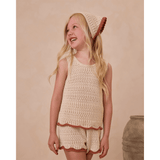 Rylee + Cru Crochet Tank Set - Natural