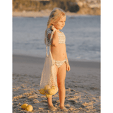 Rylee + Cru Cropped Rashguard Set - Eucalyptus Check