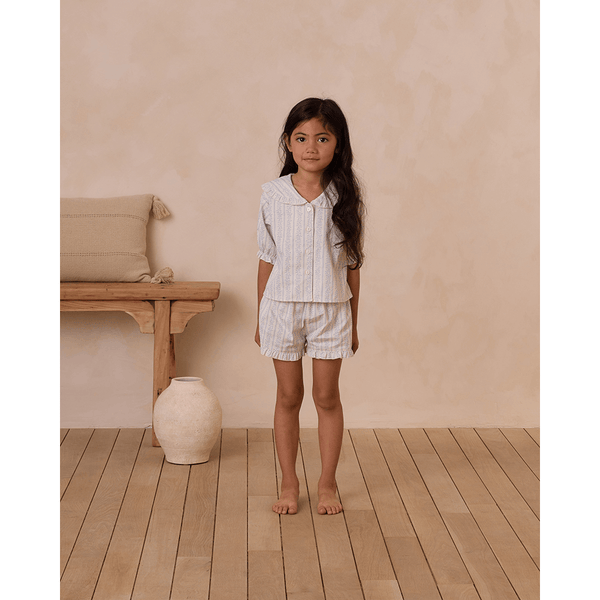 Rylee + Cru Delilah Pajama Set - Blue Vines