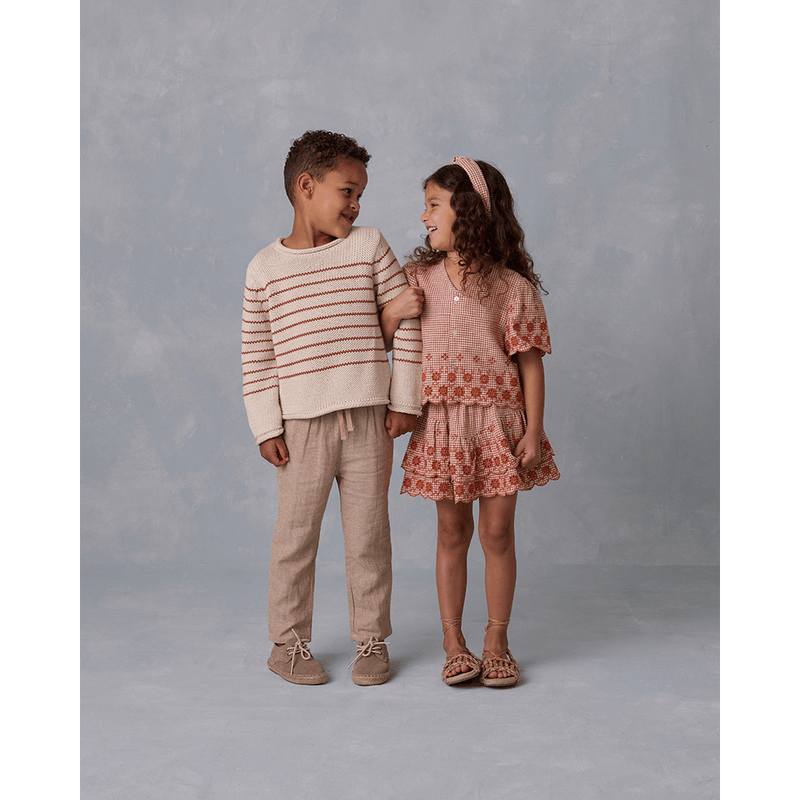 Rylee + Cru Ethan Trouser - Cocoa