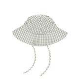 Rylee + Cru Floppy Sun Hat - Eucalyptus Gingham