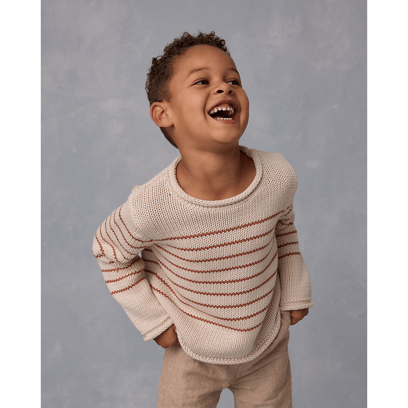 Rylee + Cru Jacques Sweater - Poppy Stripe