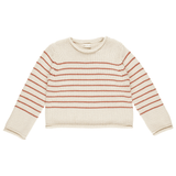 Rylee + Cru Jacques Sweater - Poppy Stripe