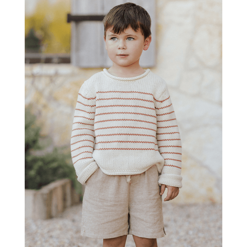 Rylee + Cru Jacques Sweater - Poppy Stripe