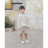 Rylee + Cru Jacques Sweater - Poppy Stripe