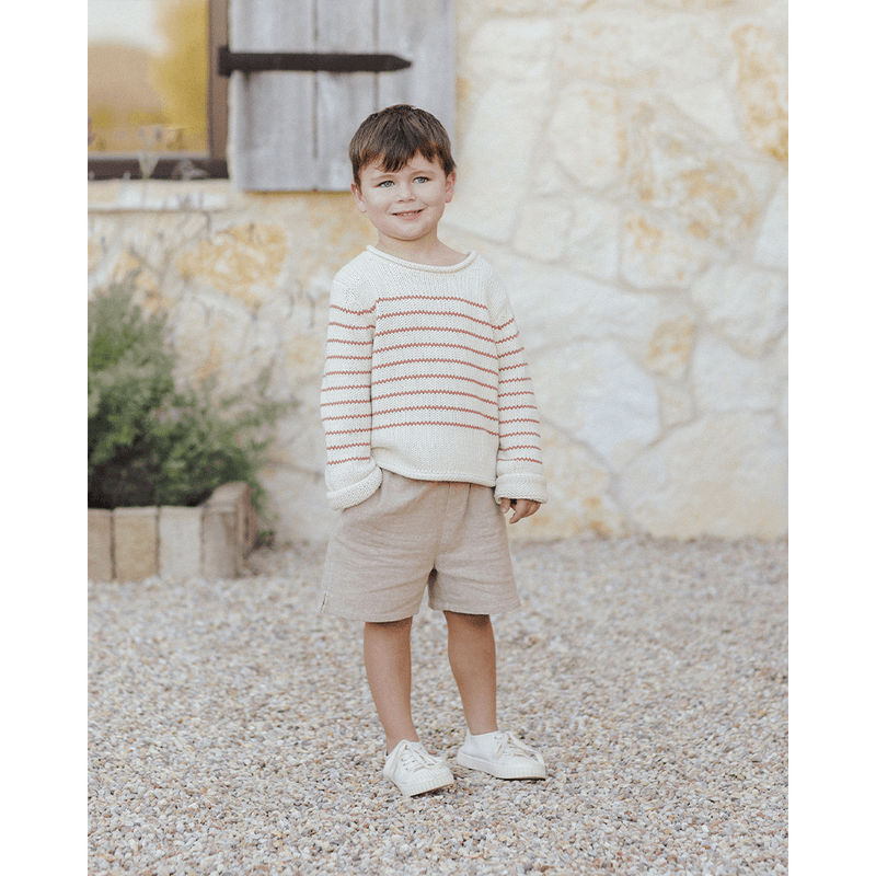 Rylee + Cru Jacques Sweater - Poppy Stripe