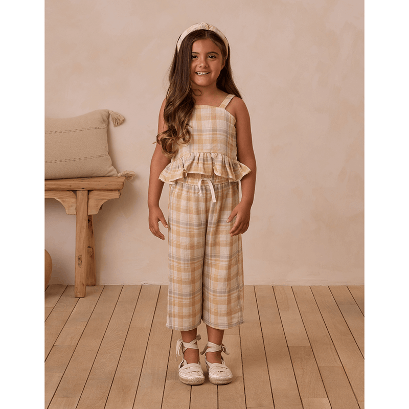 Rylee + Cru Kayli Set - Pastel Plaid