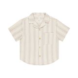 Rylee + Cru Lapel Collar Shirt - Summer Stripe