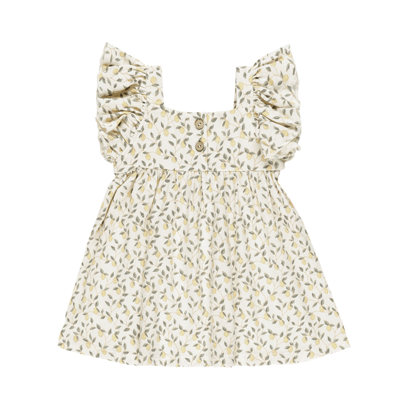 Rylee + Cru Mariposa Dress - Lemons