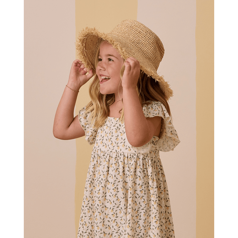 Rylee + Cru Mariposa Dress - Lemons