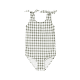 Rylee + Cru Millie One-Piece - Eucalyptus Check